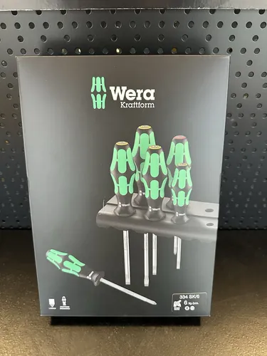 Wera Schraubendreher-Satz 334SK 6 - 6-teilig, robust und präzise für professionelle Anwendungen