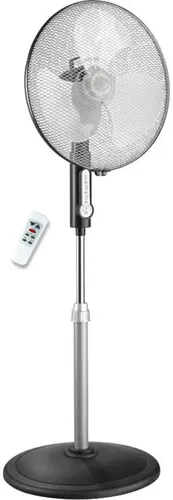 Casafan Standventilator Greyhound SV458AZFB mit Fernbedienung - Ventilator mit 3 Geschwindigkeitsstufen, 90° Oszillation und höhenverstellbarem Standrohr. Ideal für kühle Luftzirkulation in jedem Raum.