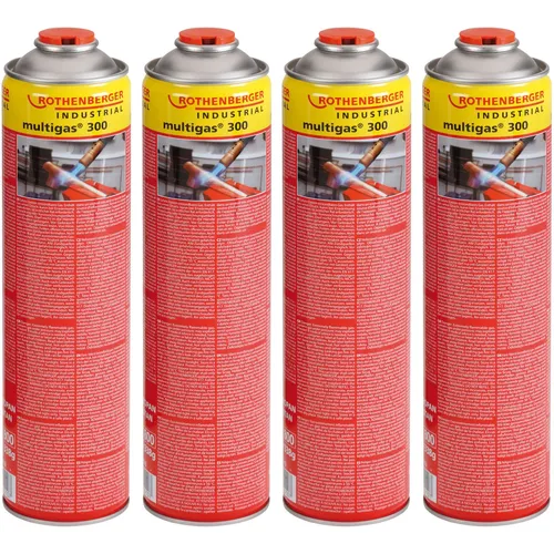 Rothenberger Industrial 1000003743 Gaskartusche 1352g 4St. - Sonstige - Hochleistungs-Gaskartusche für Flammentemperaturen bis 2100 °C, ideal für anspruchsvolle Anwendungen.