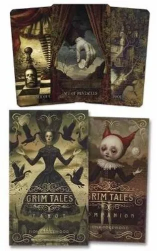 Produktbild Grim Tales Tarot: 78 Cards and 188-Page Guidebook