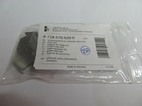 Buderus 87185706390 Sicherungsblech für Kühlstäbe (4x)  Neu von Buderus