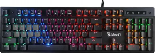 A4tech B500N Bloody Gaming-Tastatur, kabelgebunden 106 Tasten grau
