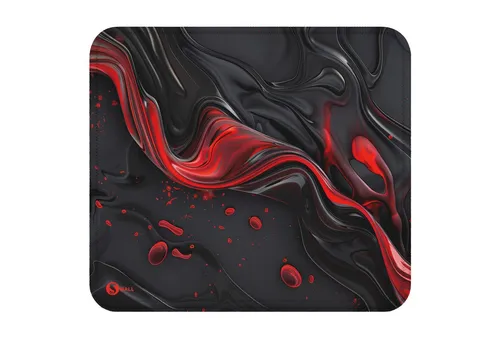 Sunnywall Gaming Mauspad Speed Mousepad XXL Premium 4 mm - Liquid Stripe Milky (Farbauswahl) (inkl. Wallpaper), 45x40, 80x30, 90x40 cm, rutschfest, vernähte Ränder, Tischunterlage