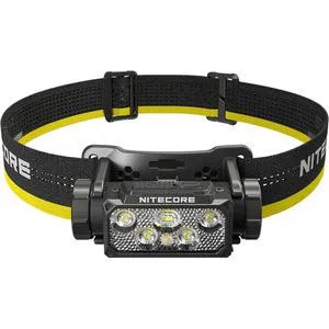 Nitecore Kopflampe HC60 UHE 1600 Lumen - Stirnlampen mit 1600 Lumen, wasserdicht nach IP68 und wiederaufladbar – ideal für Outdoor-Abenteuer und Nachteinsätze.