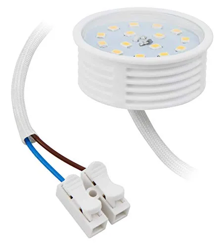 McShine - LED Modul Strahler | 7W, 470 lm, ØxH 50x23mm, neutralweiß, 4000K, step-dimmbar | Leuchtmittel für geringe Deckenhöhen