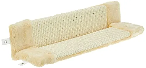 Trixie 43191 Kratzbrett für Zimmerecken, 23 x 49 cm, natur beige - stilvolles Katzenzubehör für ein kratzsicheres Zuhause