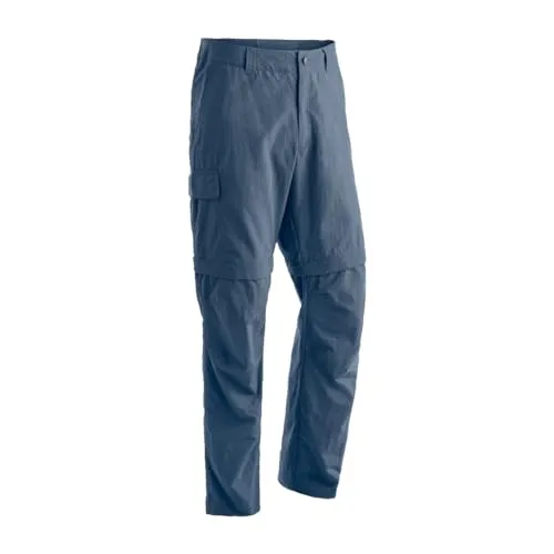 Maier Sports Trave Zip-Off-Hose Gr 54 blau - Praktische Zip-Off-Hose für Wanderungen, Farbe: Blau, Größe 54, aus 100% Polyamid für hohen Tragekomfort und Flexibilität, ideal für wechselnde Wetterbedingungen.