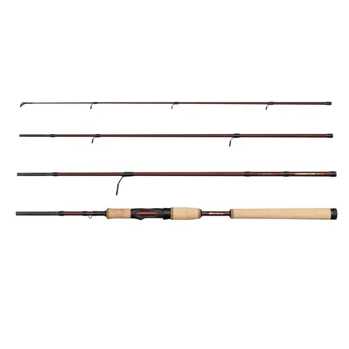 Abu Garcia Tormentor2 Travel Spinning 274cm - Vielseitige Angelrute - Angelruten, ideal für alle Köder und Techniken, mit erstklassiger Rutenaktion und hochwertigem 24T Carbon-Rutenblank für ein angenehmes Angelerlebnis.