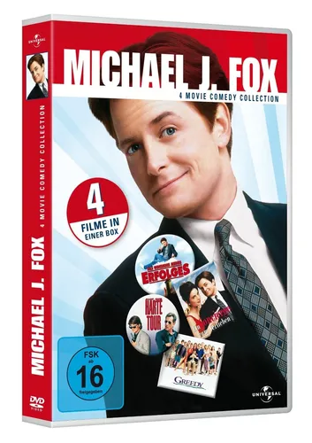 MICHAEL J.FOX - 4 MOVIE COMEDY COLLECTION 4 DVD NEU