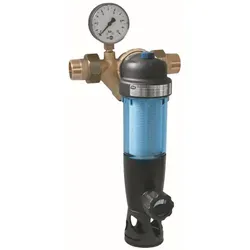 Syr DUO DFR Rückspülfilter 2314.25.000 DN 25 - Sanitärinstallation mit 360° drehbarem Anschlussflansch, ideal für Trinkwasseranwendungen und schallschutzgeprüft, sorgt für optimalen Druck und Sicherheit.