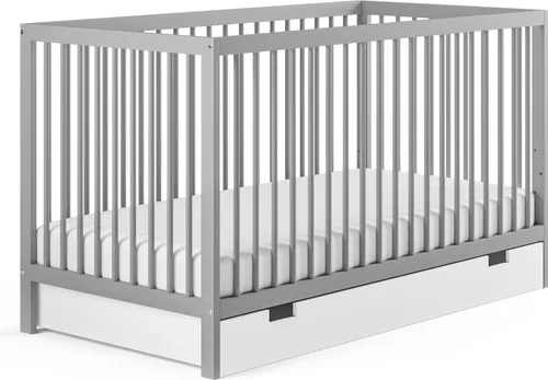 Kids Collective Babybett 70x140 cm mit Schublade