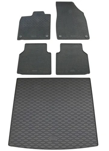 Gummi Fußmatten und Kofferraumwanne für VW ID.4 (Bj. 2021-)