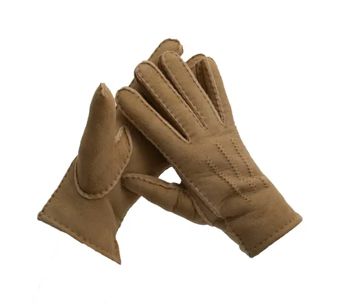 Handschuhe & Fausthandschuhe Beige von Reissner Lammfelle