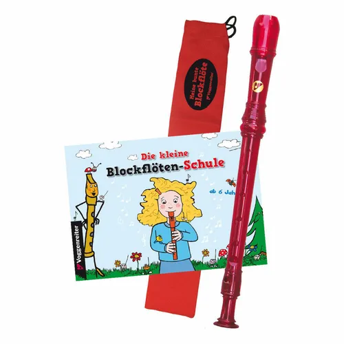 Voggenreiter Voggy Das Bunte Blockflöten-Set 3-tlg. Flöte Barocke Griffweise