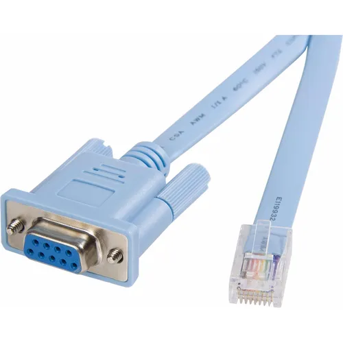 StarTech Cisco Konsolenmanagementkabel (DB9CONCABL6) - KVM-Switch Kabel für zuverlässige Konnektivität, ideal für die Verwaltung von Cisco-Geräten und einfache Einrichtung.