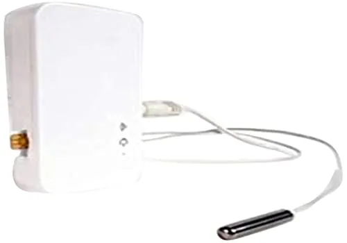 SimPal T2 SMS Stecker - Weiß - Komplettsystem zur Fernüberwachung mit SMS-Benachrichtigung über Stromausfall und Temperatur, ideal für Sicherheit und Komfort.