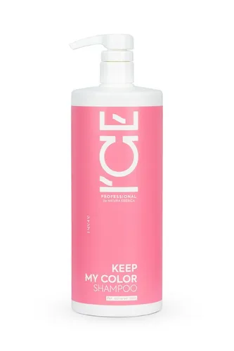Natura Siberica Haarshampoo ICE Professional Keep My Color, 1000 ml - Ultra-mildes Shampoo für coloriertes Haar, schützt die Farbe und sorgt für intensiven Glanz. Ideal für professionelle Haarpflege mit natürlichen Inhaltsstoffen. Für ein geschmeidiges und gepflegtes Haargefühl.