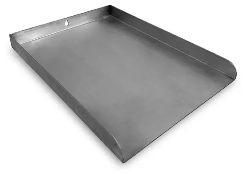 Feuerfest 123 GmbH Grillplatte Edelstahl 45 x 30,5 cm für BBQ Toro