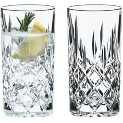 Riedel Spey Tumbler Collection - 2er Set Longdrinkgläser aus Kristallglas - Elegantes 2er Set Longdrinkgläser aus hochwertigem Kristallglas, spülmaschinenfest und ideal für besondere Anlässe. Lieferung in stilvoller Präsentschachtel.