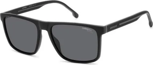 Carrera 8064/S Herren-Sonnenbrille - Stilvolles Design in Schwarz - Sonnenbrillen für Herren | Vollrand eckiges Design, robustes Kunststoff-Gestell und schützende Polycarbonat-Gläser für optimalen Tragekomfort und UV-Schutz.