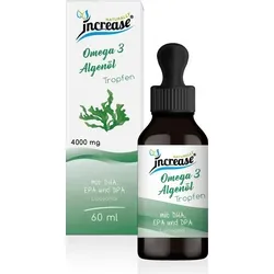 Liposomale Omega 3 Algenöl Tropfen - hochdosiert & vegan - Omega-3 Öl, hochdosiert mit 4000mg pro Tagesdosis, reich an DHA, EPA und DPA. Ideal für vegane Ernährung, laktosefrei und ohne künstliche Zusatzstoffe!
