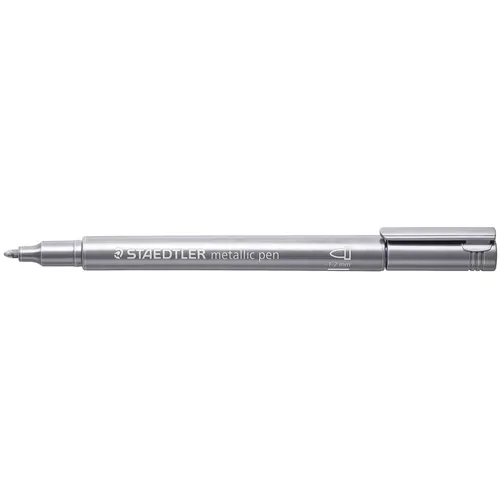 STAEDTLER Permanent-Marker Metallic, Rundspitze, silber