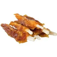 Trixie Premio Chicken Flags - Kausnacks für Hunde - Rinderhaut-Kaurollen mit Hühnchen, 1 kg, reich an Proteinen und ideal für gesunde Zahnpflege bei Hunden.