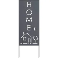 vidaXL Garten dekoratives Panel Anthrazit 50 x 140 cm - Outdoorteppich mit modernem Design, robustem Stahl für hohe Stabilität und Wetterbeständigkeit, ideal für stilvolle Privatsphäre im Garten.