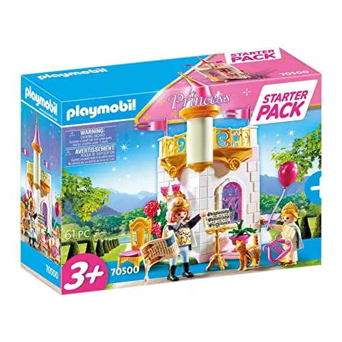 PLAYMOBIL Princess 70500 Starter Pack Prinzessin - Playmobil Set für Kinder ab 3 Jahren, idealer Einstieg in die Spielwelt mit Prinzessin und Zubehör für kreative Rollenspiele im Schloss.