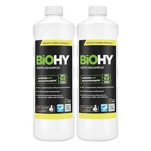 BiOHY Teppichshampoo 2 x 1 Liter von BiOHY