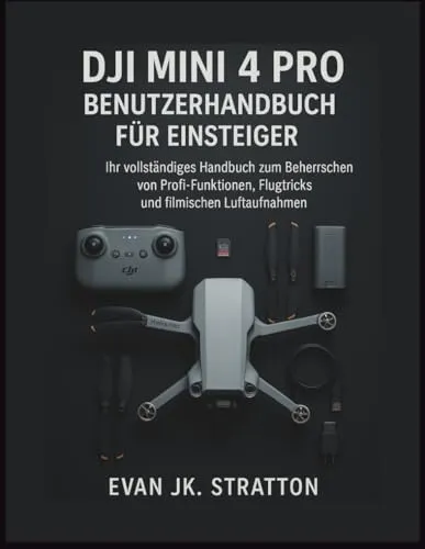 DJI Mini 4 Pro Benutzerhandbuch für Einsteiger: Ihr vollständiges Handbuch zum Beherrschen von Profi-Funktionen, Flugtricks und filmischen Luftaufnahmen