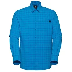 Mammut Herren Lenni Hemd 3XL Blau - Luftig leichtes Hemd, ideal für schweißtreibende Wandertouren, bietet hervorragende Atmungsaktivität und Tragekomfort.