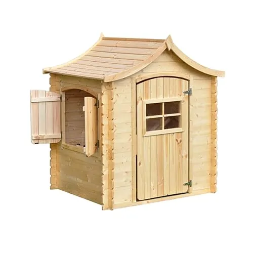 Timbela Kinderspielhaus Holz M550-1 im japanischen Stil