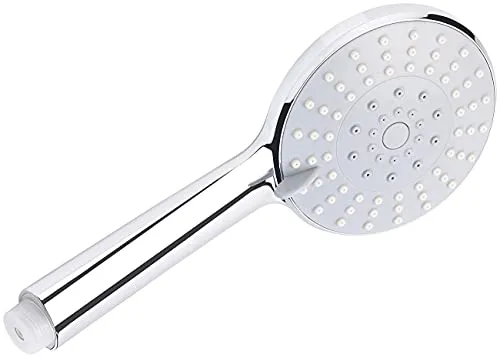 BadeStern Brausekopf: Multifunktions-XL-Duschkopf mit Rainshower-Funktion, 60 Antikalk-Düsen (Brausekopf Dusche, Duschkopf mit Massagestrahl