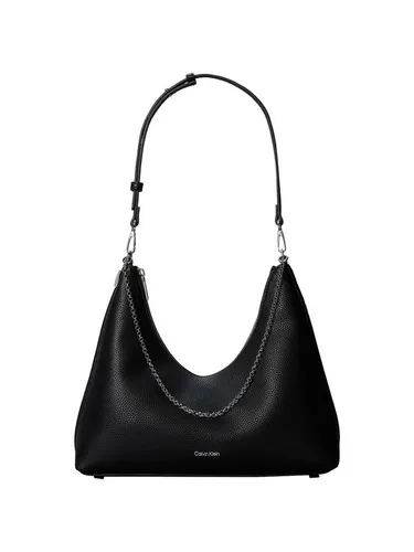 Calvin Klein Hardware Schultertasche 34 cm in Schwarz in schwarz von Calvin Klein