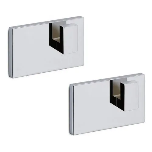 Befestigungs- Gedy 2405 13 Augustus Satz 2 Plaketten Klebstoff Chrom