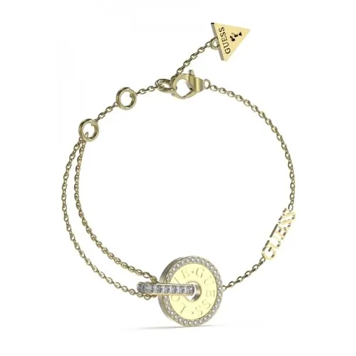 Guess Armband Love JUBB04078JWYGS Stahl in gold von GUESS