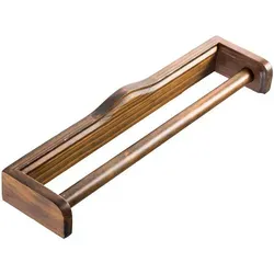 Metaform Handtuchhalter Mathilde 40 cm aus Holz in braun von METAFORM