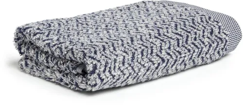 Möve Brooklyn Fischgrat Handtuch 50 x 100 cm - Hochwertiges Handtuch aus 85% Baumwolle, 10% Viskose und 5% Leinen. Luxuriöses Gewicht von 600 g/qm, ideal für Allergiker. Waschbar bei 60°C und trocknergeeignet.