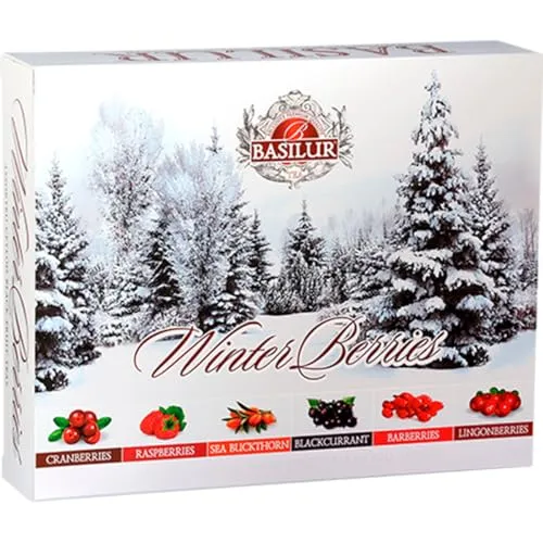 Basilur-WINTER BERRIES ASSORTED Teeset Beutel - 60 x 2 g