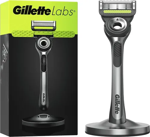Gillette Labs Exfoliation Bar Men's Shaver - Gesichtscremes: Innovativer Rasierer mit integriertem Peeling-Streifen für mühelose Rasur und sanfte Hautpflege in einem Zug.