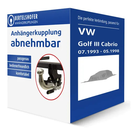 G.D.W. Abnehmbare Anhängekupplung für VW Golf III