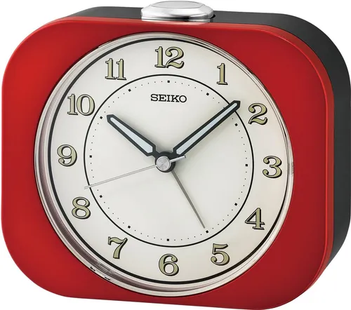 Seiko Clocks QHE195R Tischuhr in rot von Seiko
