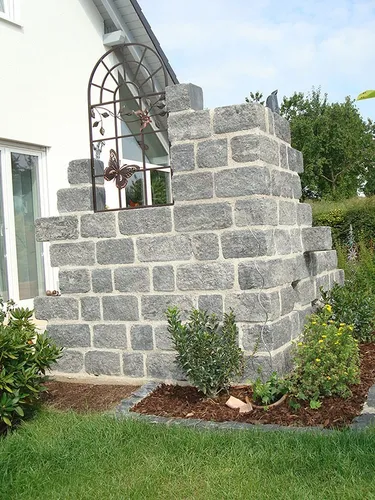 Mauersteine SIOLA-MINI QUARZIT 15/16,5/15 CM PE3 von Diephaus