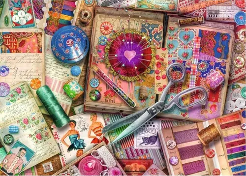 RAVENSBURGER Puzzle Vysoká krejč ovina 1000 dílků