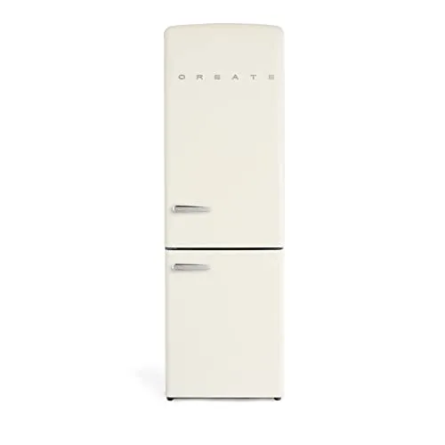 CREATE / FRIDGE STYLANCE 330L / Kühlschrank Creme/Retro Vintage-Stil und Design