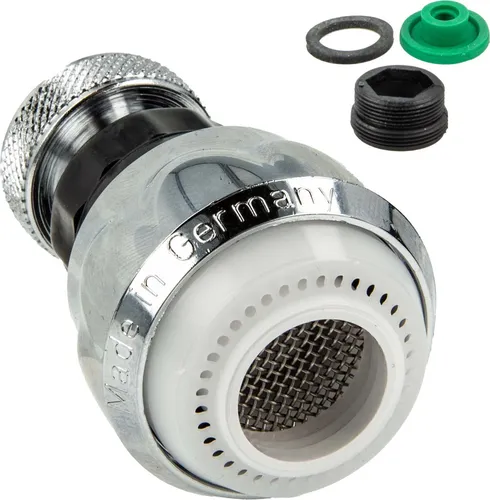 tecuro WASSERFIX Strahlregler für Armaturen Auslauf, verchromt