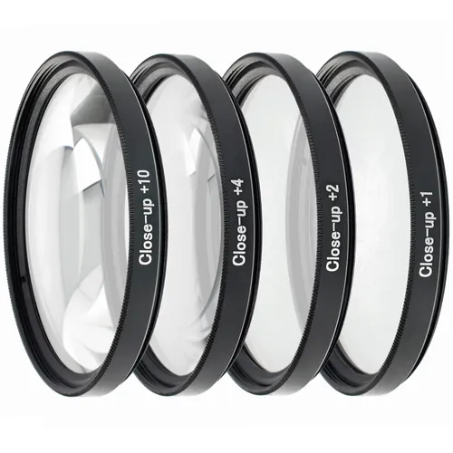 ayex Close up Makro Linsen Set 62mm - 4 teilig (+1, +2, +4, +10)