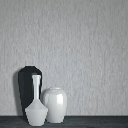 Glitzernd Glitzer Seide Kristall Vinyl - Silber 9001 - Debona Tapete