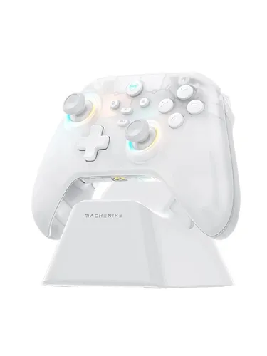 Machenike G3V2 Wireless Controller für PC und Switch mit RGB-Lichtern - Erlebe blitzschnelles Gaming mit dem Machenike G3V2 Controller. Mit 1000Hz Reaktionszeit und anpassbaren Tasten für optimale Leistung – ideal für ernsthafte Gamer.